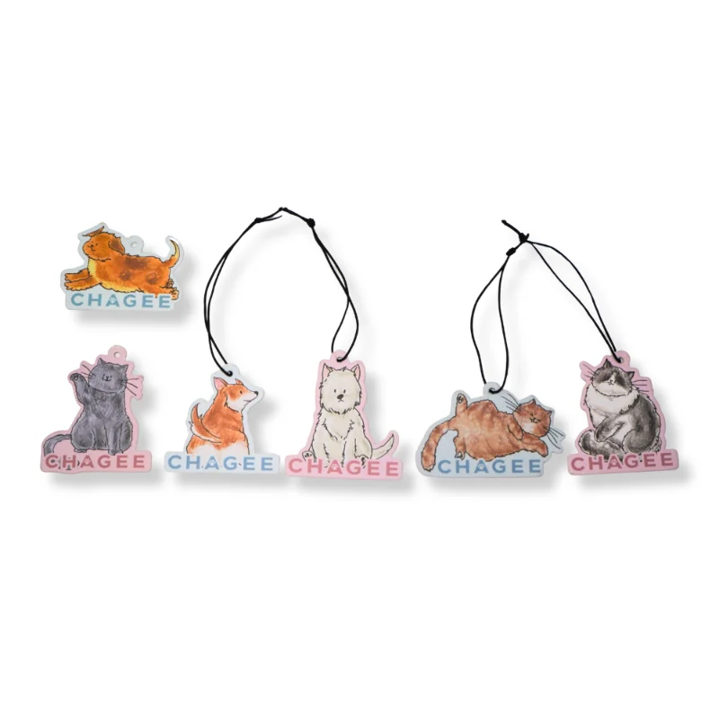 CHAGEE cat series tea-fragrance car air freshener variety pack