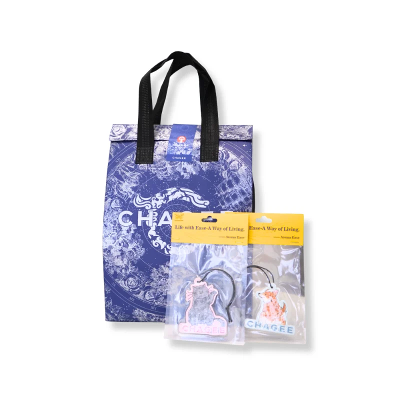 CHAGEE milk tea aroma car air fresheners with gift bag packaging