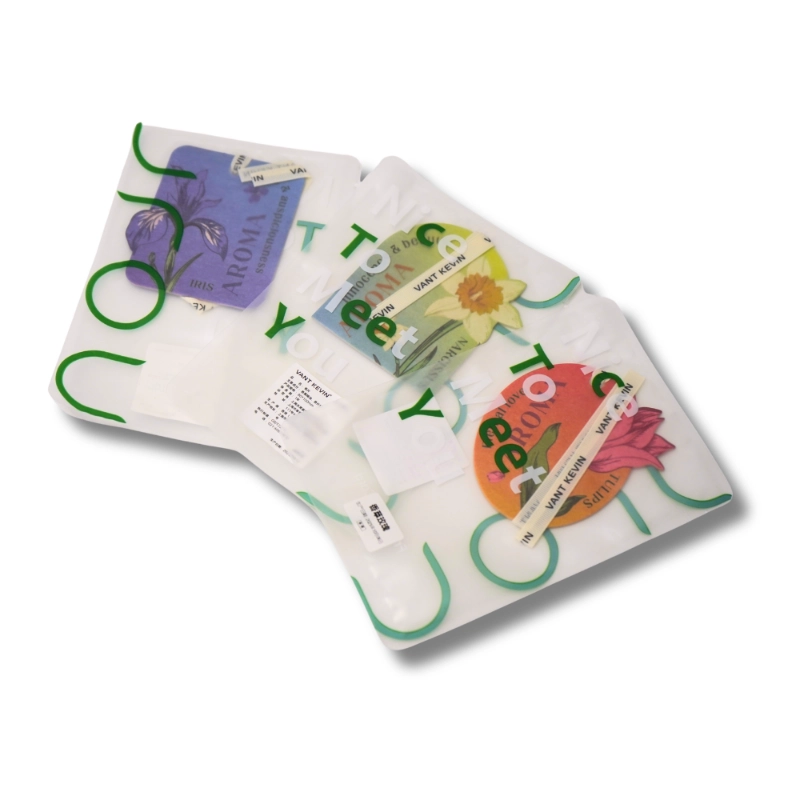 Car air freshener mixed pack with Oriental Freesia, Vanilla Rose, and Peach Osmanthus scents