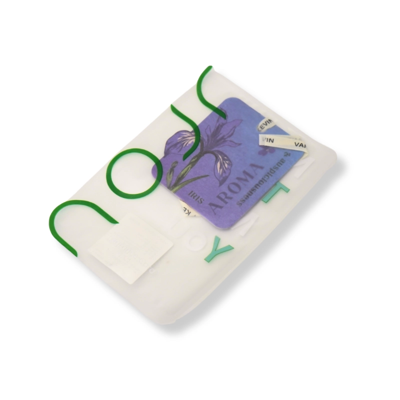 Oriental Freesia car air freshener with packaging – floral scented hanging card