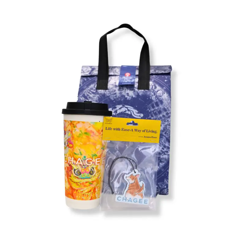 Promotional air freshener lifestyle display for tea brand