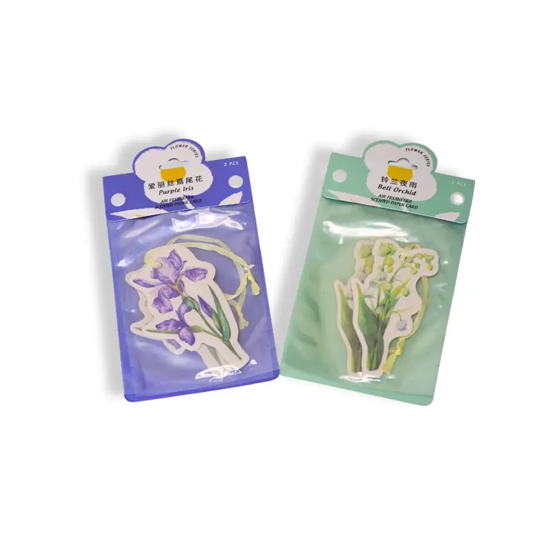 Lily of the Valley Rain hanging paper air freshener