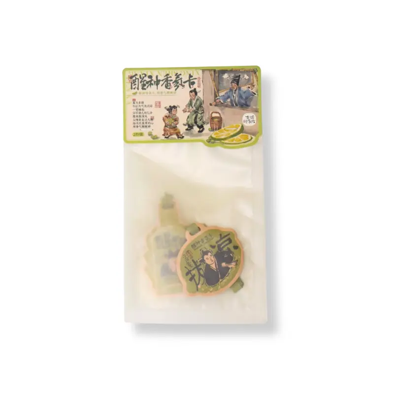 Tea-scent hanging paper freshener set
