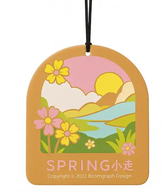logo printed paper air fresheners