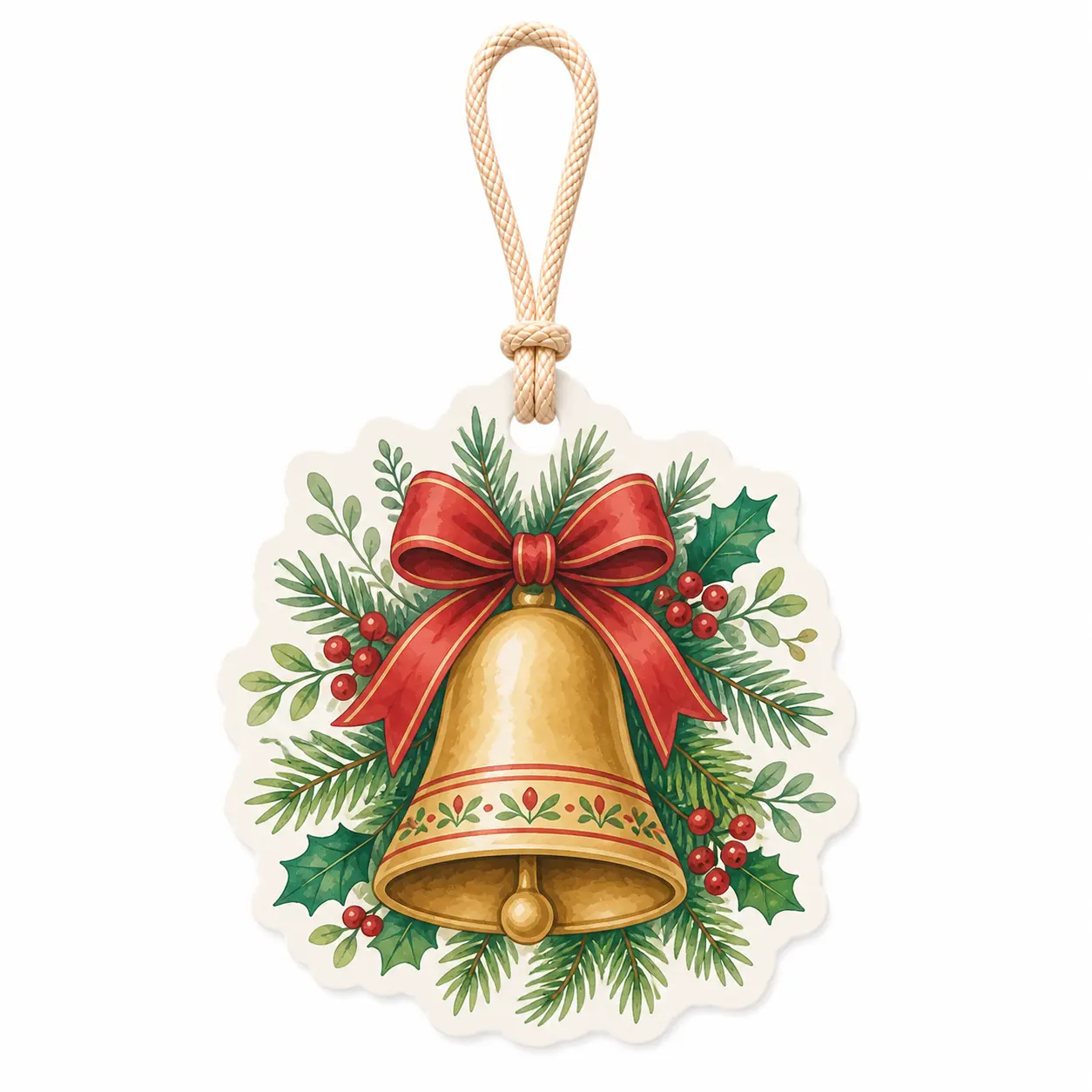 Ambientador colgante de campana de Navidad