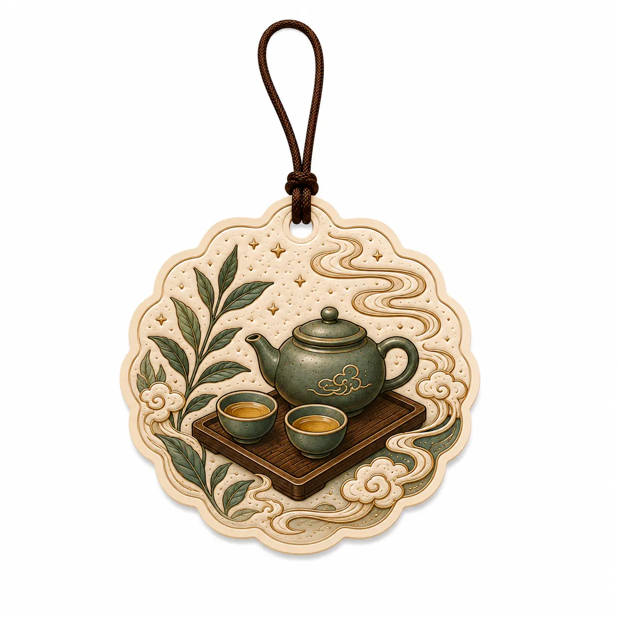 Ambientador colgante para té oriental