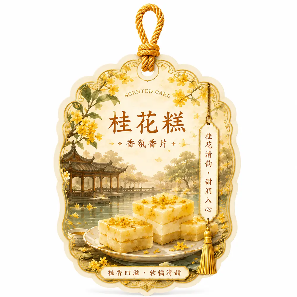 Ambientador colgante para tarta de osmanthus