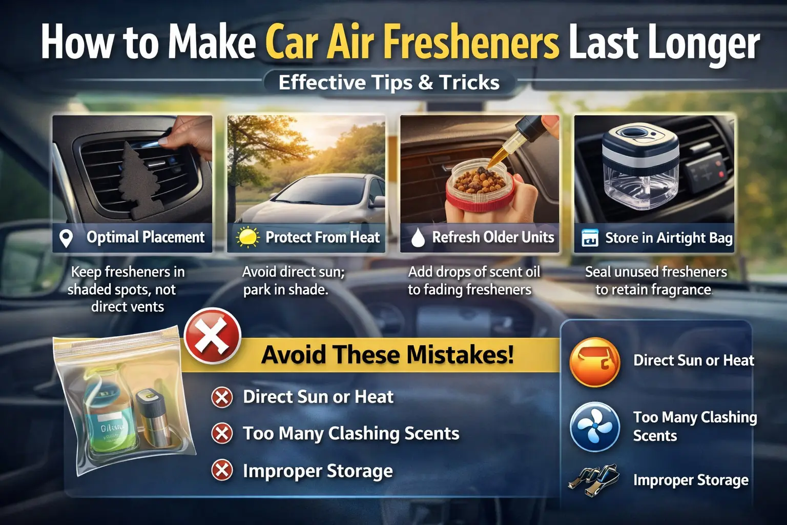 How to Make Your Car Air Freshener Last Longer: Proven Tips & Tricks